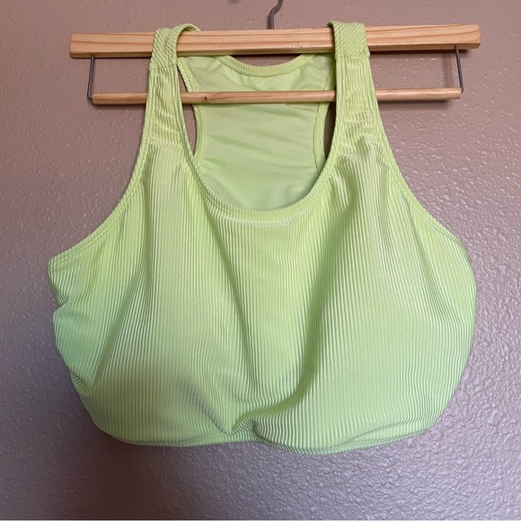 NWOT - Active Women’s Light Support Neon Yellow Sports Bra - Picture 1 of 5